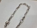 Дамски сребърен синджир, снимка 5