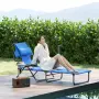 Градински шезлонг Outsunny Sun Lounger, сгъваем, снимка 2