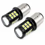 LED крушки 1156 BA15S бели 6000K 24V 2 броя, снимка 1