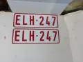 Стари метални номера, снимка 4
