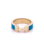 Златен дамски пръстен Hermes 2,65гр. размер:56 14кр. проба:585 модел:22453-6, снимка 1 - Пръстени - 44518209