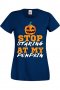 Дамска тениска Stop Staring At My Pumpkin 1,Halloween,Хелоуин,Празник,Забавление,Изненада,Обичаи,, снимка 6
