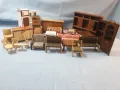 Колекционерски дървени ръчноизработени мебели за кукли - 25 броя, снимка 11