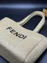 Givenchy👜Christian Dior👜Fendi Дамска Бежова Плетена Плажна Чанта Код E20, снимка 5