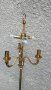 Стар месингов свещник - лампа - Английски - Антика, снимка 9