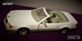 Бял метален модел на кола кабрио мерцедес / mercedes cabrio, снимка 5