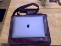 Луксозна кожена чанта за лаптоп, също така доста елегантна дамска чанта портфолио, снимка 2