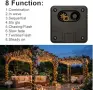 Govee Solar String Lights Outdoor – 4 комплекта, 15 м, 150 топло бели LED, водоустойчиви, 8 режима, снимка 7