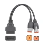 4PIN + 6PIN OBD Адаптер за Harley Davidson, снимка 3