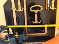 Комплект Стенни Закачалки От Дърво С Позлатени Елементи, снимка 9