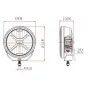 LED халоген 7 инча 90 W с X светлина, снимка 5