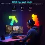 Модулни Хексагонални LED Светодиодни Панели MeRGBW-Home (Комплект от 12 броя), снимка 4