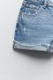 Нови Zara дънкови къси панталони, размер 38 (S/M), снимка 3