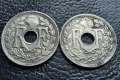 Стара монета 25 сантима 1930 г. и 1939 г. Франция - топ !, снимка 7