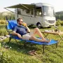 Градински шезлонг Outsunny Sun Lounger, сгъваем, снимка 8