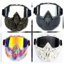 Ски, сноуборд, Зимни ветроустойчиви очила, Мотокрос Слънчеви очила маска за лице, снимка 1