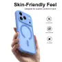 Калъф  iPhone 18 Pro/iPhone 17 Pro/iPhone 18 Pro Max/iPhone 17 Pro Max - Light Blue, Deep Burgundy, снимка 14