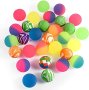 Нов комплект от 15 смесени цветни подскачащи топки 25 мм. Деца Парти Подарък