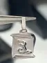 Златна висулка бяло злато 14 карата, снимка 6