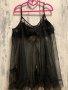 Секси черна еластична прозрачна нощница , снимка 4