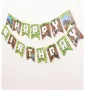 Minecraft Майнкрафт Happy Birthday Парти Гирлянд Банер Флаг декор картонен, снимка 2