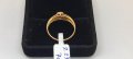 Златен пръстен с естествен Аметист-2,23гр/18кр, снимка 5