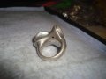 ДИЗАЙНЕРСКИ АРТ СРЕБЪРЕН КУХ ПРЪСТЕН ЛАКИРАНО СРЕБРО 925 ПРЕКРАСНА РЪЧНА МАЙСТОРСКА ИЗРАБОТКА 27305, снимка 11