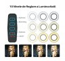 Стойка за селфи за телефон, LED светлини, Щипка, Ринг светлина с 3 режима на осветлени, снимка 2