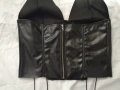 Нов дамски кожен топ/бюстие/корсет р-р XS и S, снимка 13