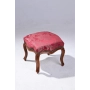 Табуретка - Класик (бордо - десен / дърво), снимка 2