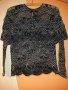 Дантелена блуза на ZARA, снимка 1 - Блузи с дълъг ръкав и пуловери - 30531441