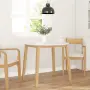 vidaXL трапезна маса естествено масивно дърво гума, снимка 3