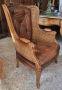 Кресло Луи с естествена кожа, снимка 3