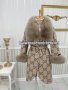 Дамско луксозно палто кашмир вълна лисица Gucci код 83, снимка 1 - Палта, манта - 35155613
