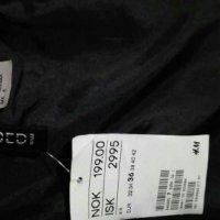 Черна пола H&M, имитация на велур🌹🍀XS,S🌹🍀арт.840, снимка 4 - Поли - 30420113