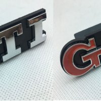3D метална емблема за предна решетка GTI, снимка 1 - Аксесоари и консумативи - 40757733