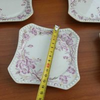 Стар български порцелан чинийки  изида, снимка 5 - Антикварни и старинни предмети - 29363879