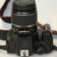 Canon 1000D с обектив Canon EF-S 18-55 IS, снимка 3 - Фотоапарати - 27316681