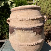 Стар керамичен съд ваза/гърне, снимка 1 - Антикварни и старинни предмети - 42827821