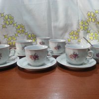 Стар български порцелан чаши за чай , снимка 2 - Антикварни и старинни предмети - 42868307