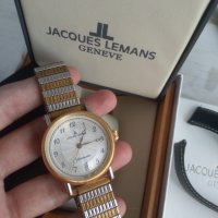 Jacques Lemans 10 micron Gold automatic ETA 2824-2 , снимка 1 - Мъжки - 30938077