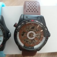 Механичен мъжки часовник ST. TROPEZ различни цветове 2 на цената на 1, снимка 7 - Мъжки - 29390156