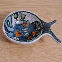 Италианска керамична купичка , снимка 2 - Антикварни и старинни предмети - 42390402