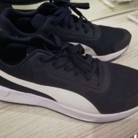Puma, Спортни обувки Taper с лого, Тъмносин / Бял, размер 41, снимка 2 - Спортни обувки - 34267730