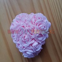 Луксозни Сърца от Вечни Рози в Различни Цветове Подарък за Влюбени, снимка 1 - Романтични подаръци - 31564272