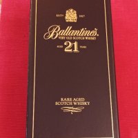 Кутия от уиски Ballantines 21 years. , снимка 1 - Колекции - 44143539