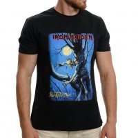 Нова мъжка тениска с дигитален печат на музикалната група IRON MAIDEN - Fear of the dark, снимка 1 - Тениски - 37696956