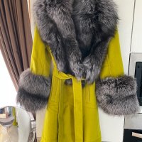 Дамско палто сибирска лисица и лама С, М,Л, снимка 6 - Палта, манта - 38538105