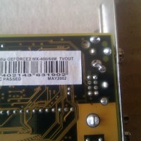 Видео карта NVidia GeForce 2 MX-400 64MB DDR 128bit AGP, снимка 7 - Видеокарти - 30725635