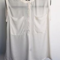 Бяла блуза Mango, снимка 4 - Корсети, бюстиета, топове - 31688809